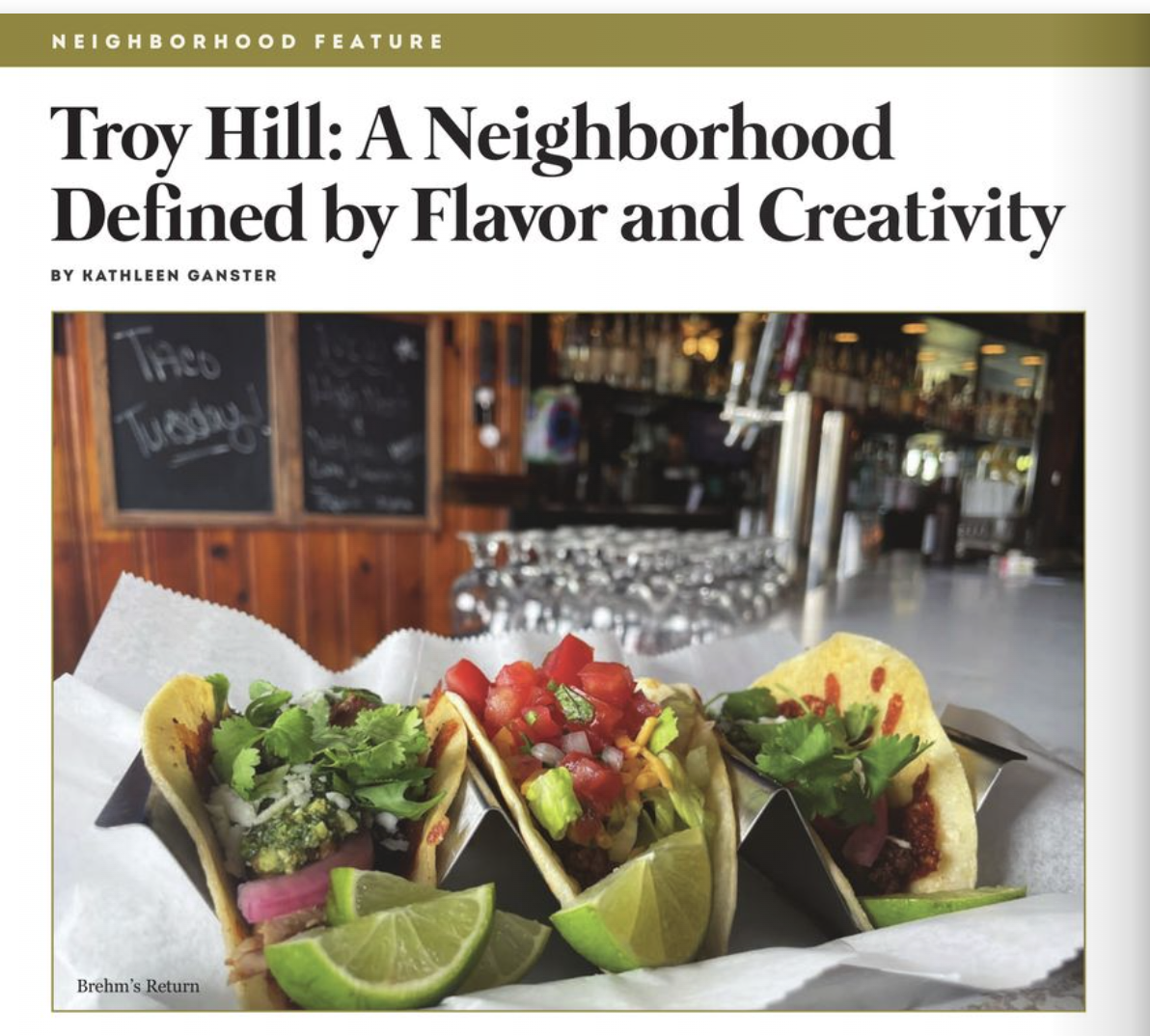 An article in North Hills Monthly about Brehm's Return, a dive bar and restaurant in the Troy Hill neighborhood